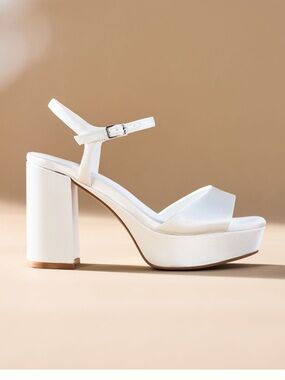 JEFFREY CAMPBELL AMMA PLATFORM HEELED SANDALS with box